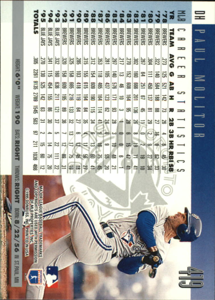 1996 Donruss Baseball Card Pick 302-549 - Picture 231 of 481