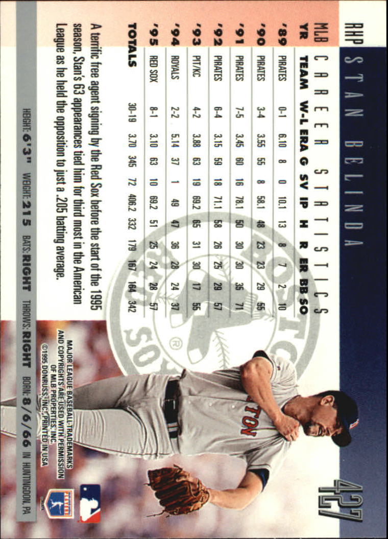 1996 Donruss Baseball Card Pick 302-549 - Picture 245 of 481
