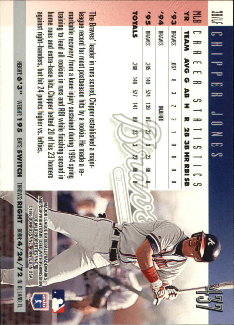 1996 Donruss Baseball Card Pick 302-549 - Picture 265 of 481