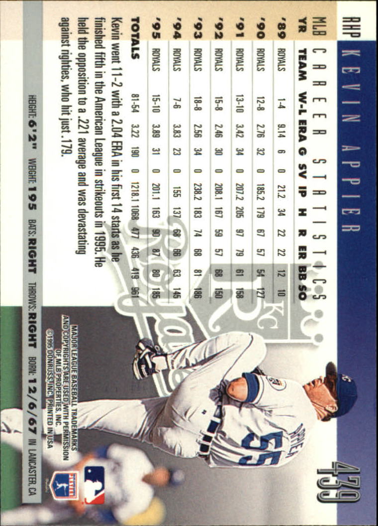 1996 Donruss Baseball Card Pick 302-549 - Picture 269 of 481