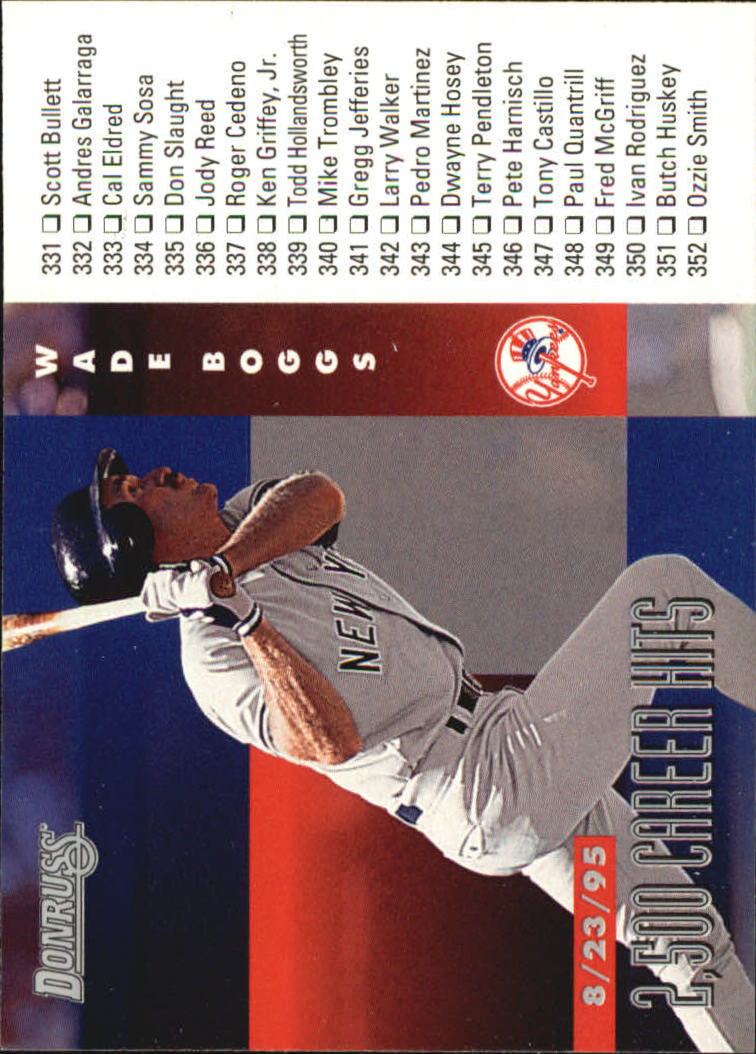 1996 Donruss Baseball Card Pick 302-549 - Picture 270 of 481