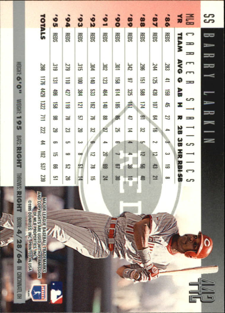 1996 Donruss Baseball Card Pick 302-549 - Picture 275 of 481