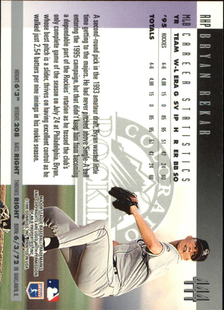 1996 Donruss Baseball Card Pick 302-549 - Picture 279 of 481