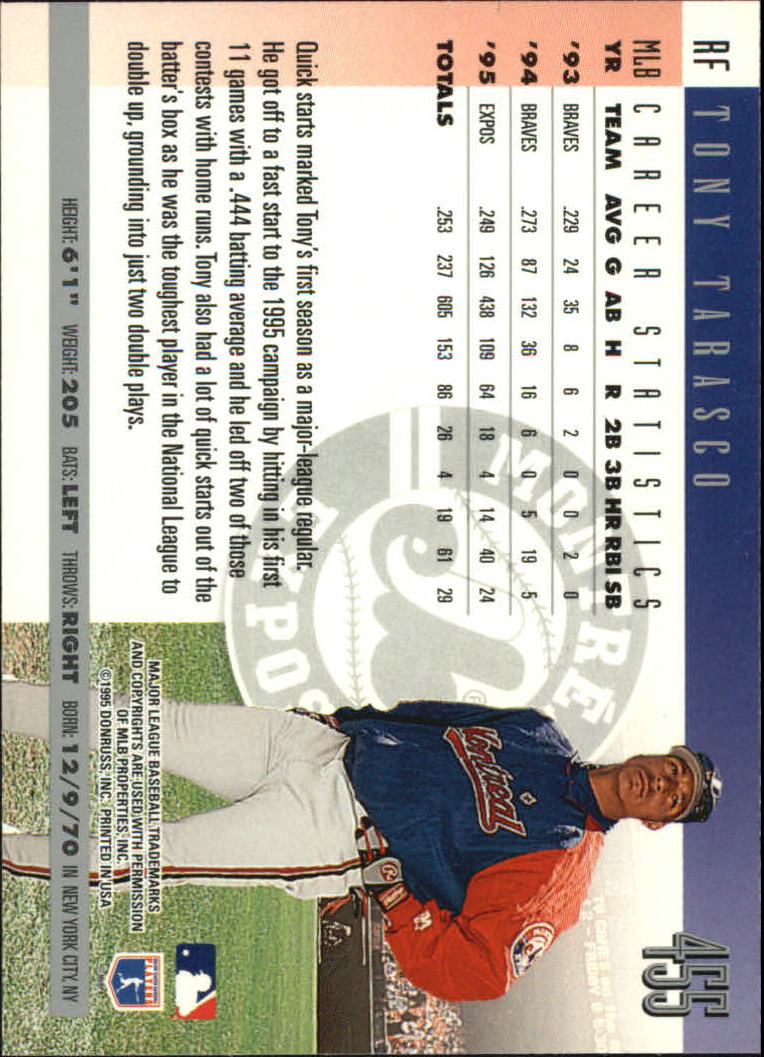 1996 Donruss Baseball Card Pick 302-549 - Picture 301 of 481