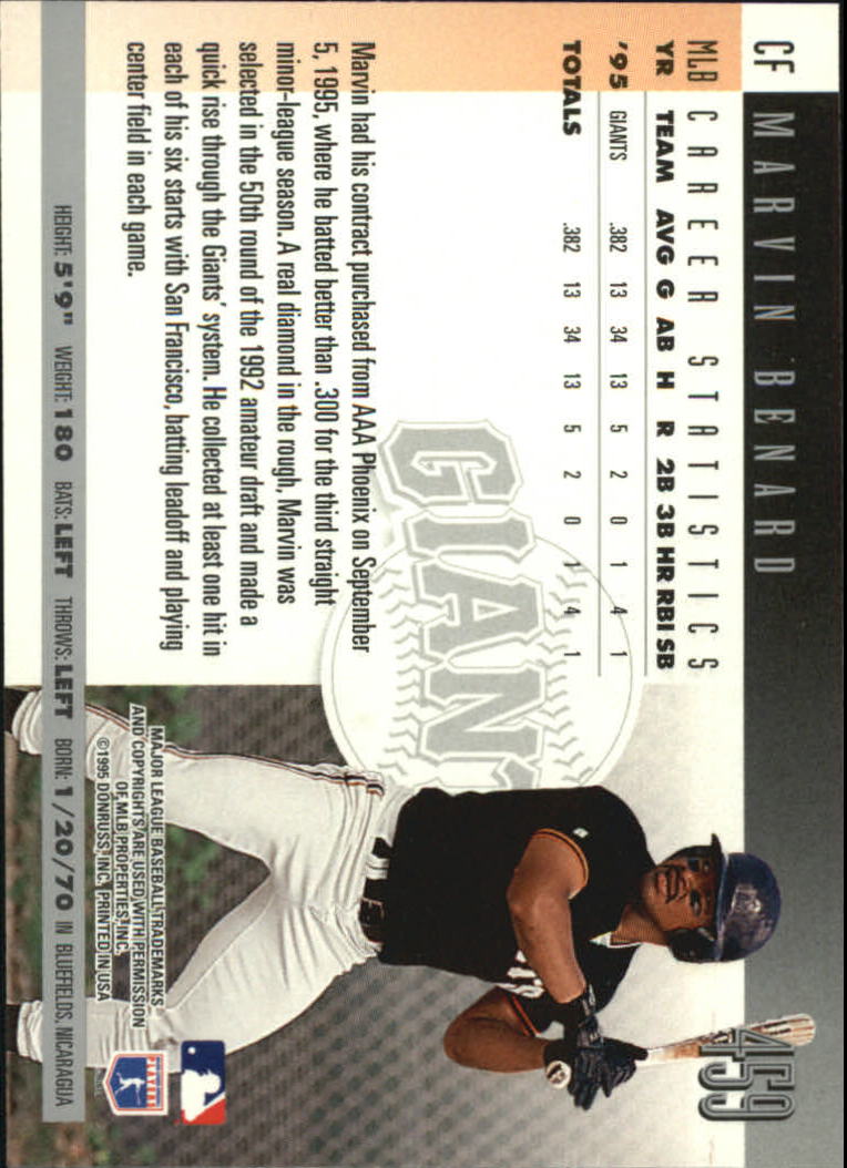 1996 Donruss Baseball Card Pick 302-549 - Picture 309 of 481