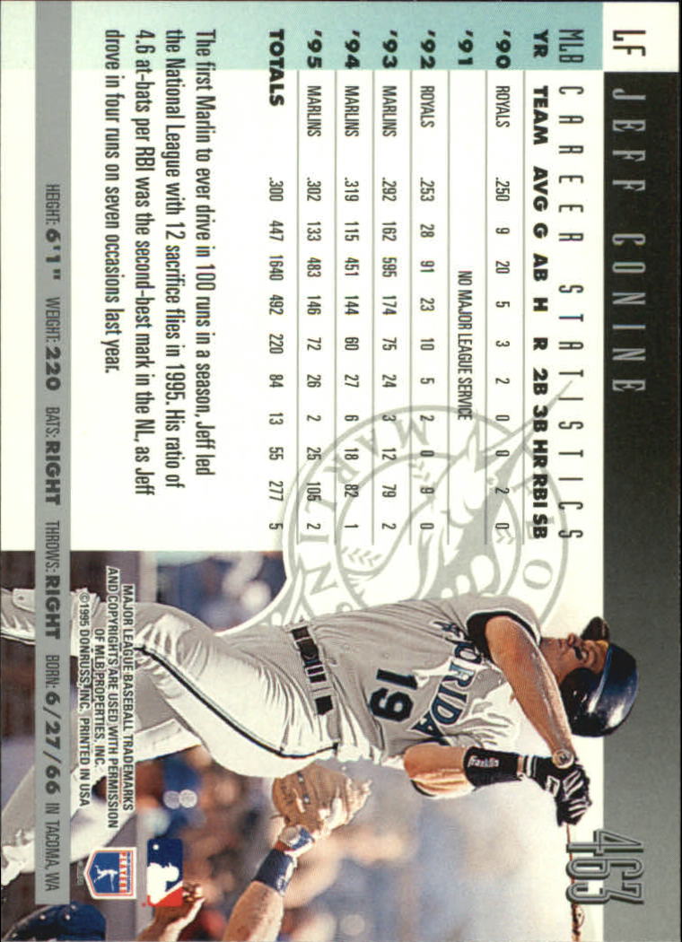1996 Donruss Baseball Card Pick 302-549 - Picture 315 of 481
