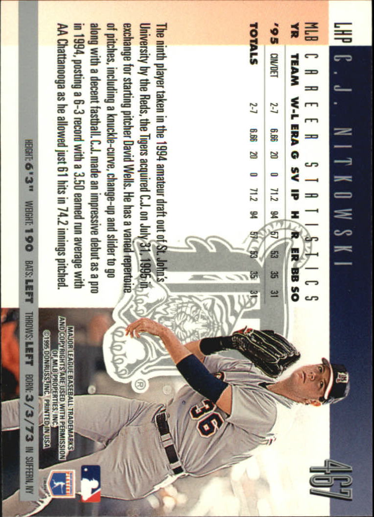 1996 Donruss Baseball Card Pick 302-549 - Picture 323 of 481