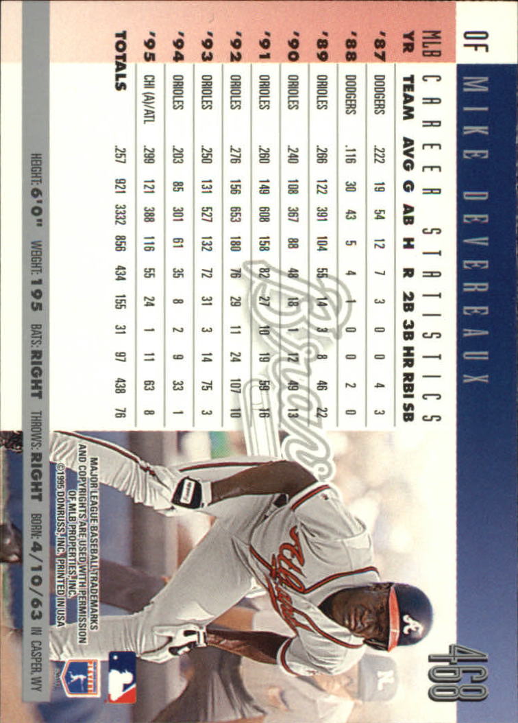 1996 Donruss Baseball Card Pick 302-549 - Picture 325 of 481