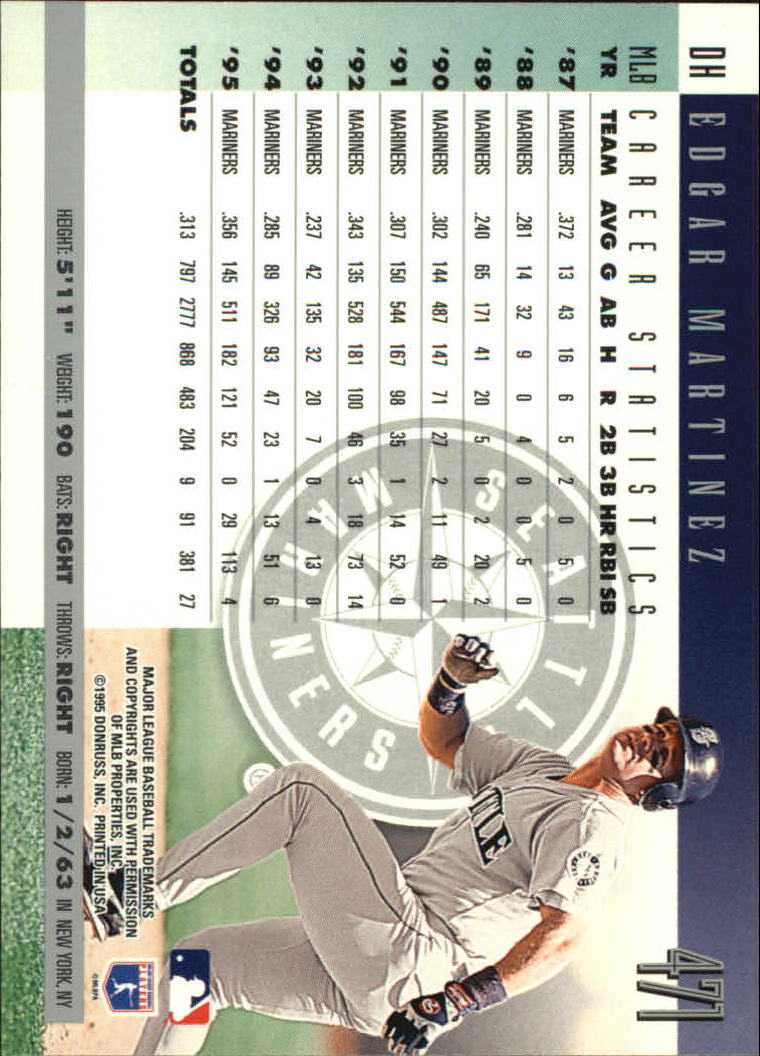1996 Donruss Baseball Card Pick 302-549 - Picture 331 of 481