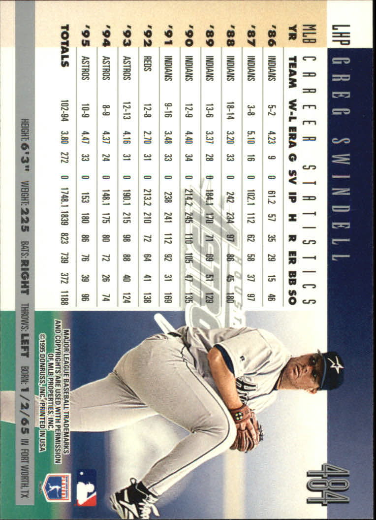 1996 Donruss Baseball Card Pick 302-549 - Picture 357 of 481