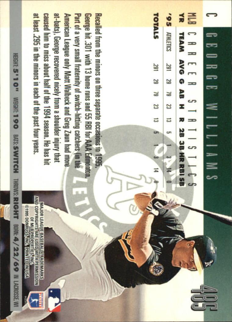 1996 Donruss Baseball Card Pick 302-549 - Picture 359 of 481
