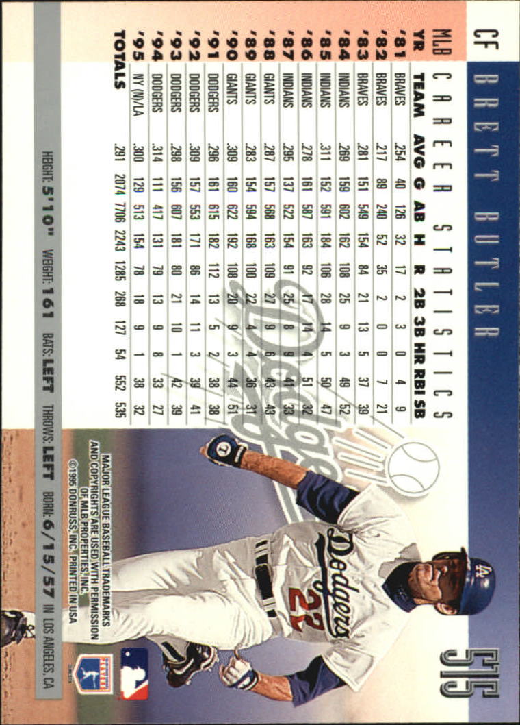 1996 Donruss Baseball Card Pick 302-549 - Picture 417 of 481