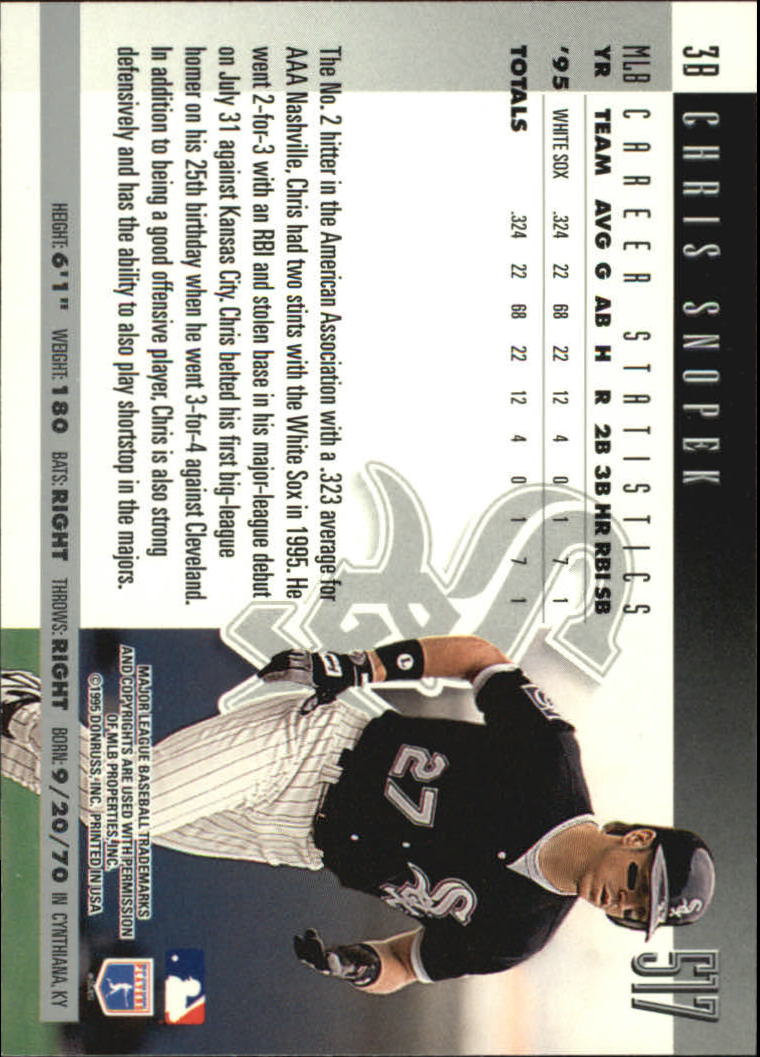 1996 Donruss Baseball Card Pick 302-549 - Picture 421 of 481
