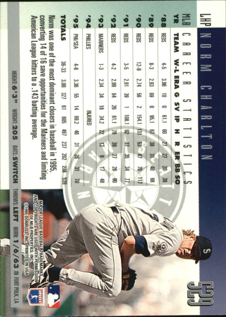 1996 Donruss Baseball Card Pick 302-549 - Picture 443 of 481