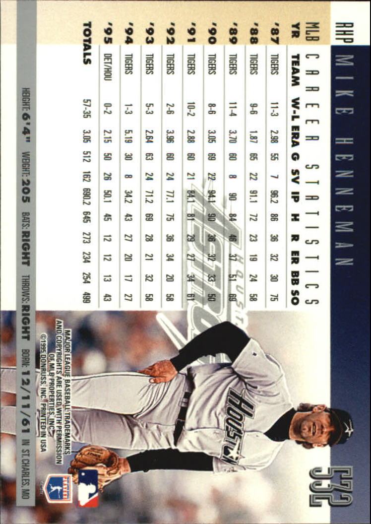 1996 Donruss Baseball Card Pick 302-549 - Picture 449 of 481