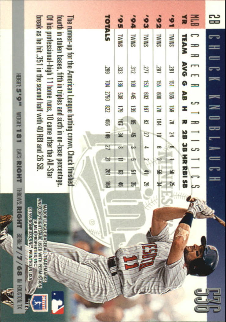 1996 Donruss Baseball Card Pick 302-549 - Picture 457 of 481