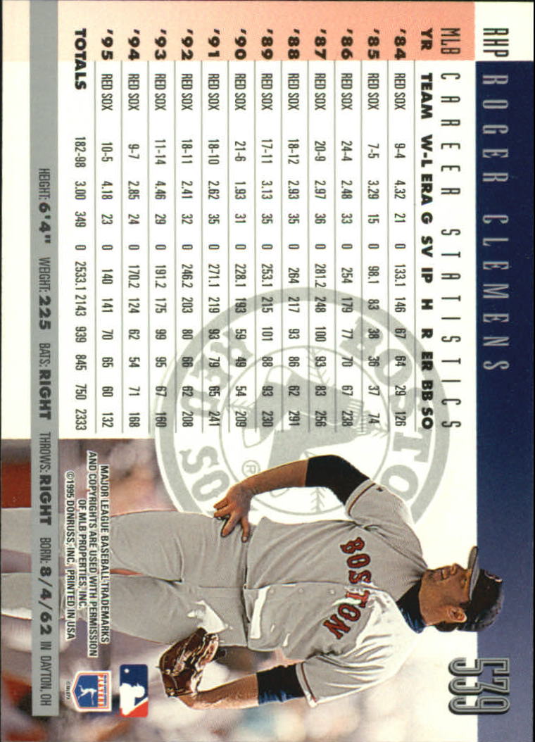 1996 Donruss Baseball Card Pick 302-549 - Picture 461 of 481