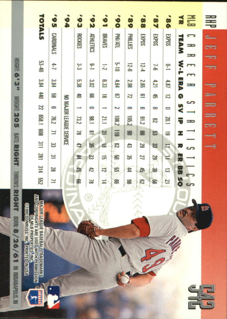 1996 Donruss Baseball Card Pick 302-549 - Picture 467 of 481