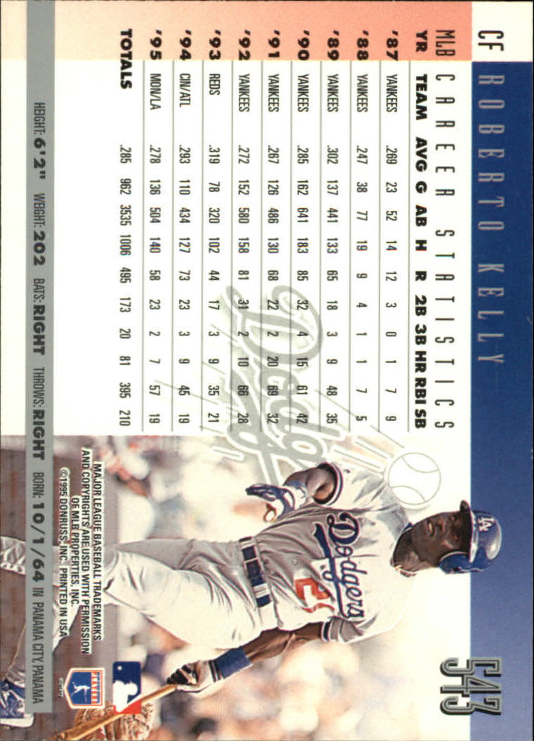 1996 Donruss Baseball Card Pick 302-549 - Picture 469 of 481