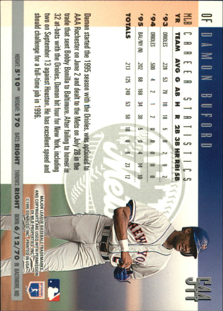 1996 Donruss Baseball Card Pick 302-549 - Picture 471 of 481