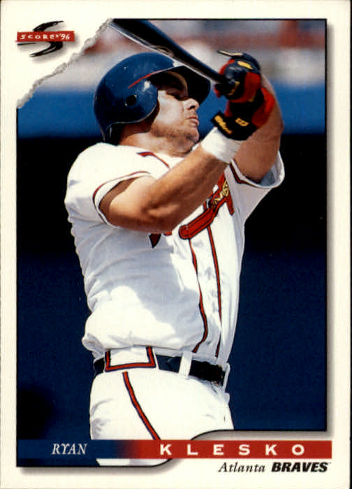 Mark Lemke 1996 Score #124 Atlanta Braves Baseball Card