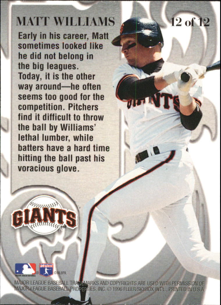 1996 Metal Universe Baseball "Insert" Cards - Picture 27 of 59