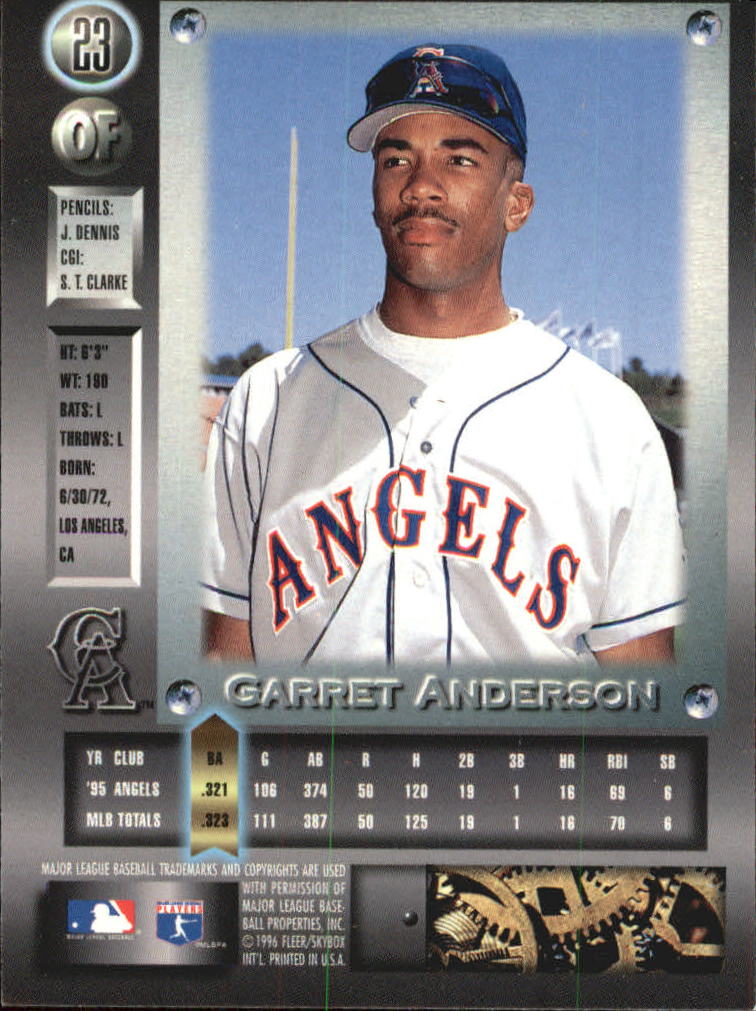 1996 Metal Universe Baseball "Platinum" Parallel Cards - Picture 3 of 95