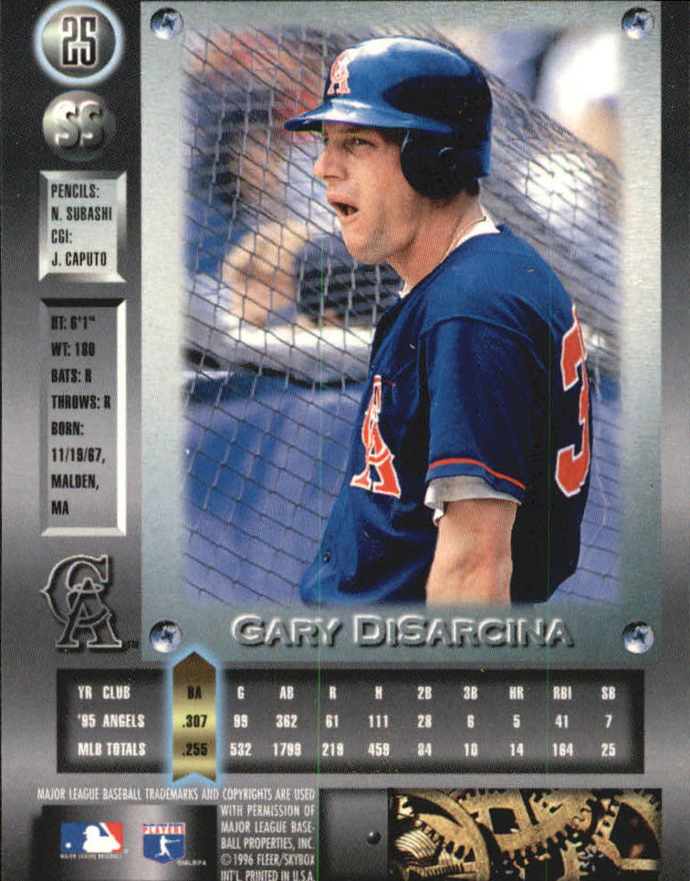 1996 Metal Universe Baseball "Platinum" Parallel Cards - Picture 5 of 95