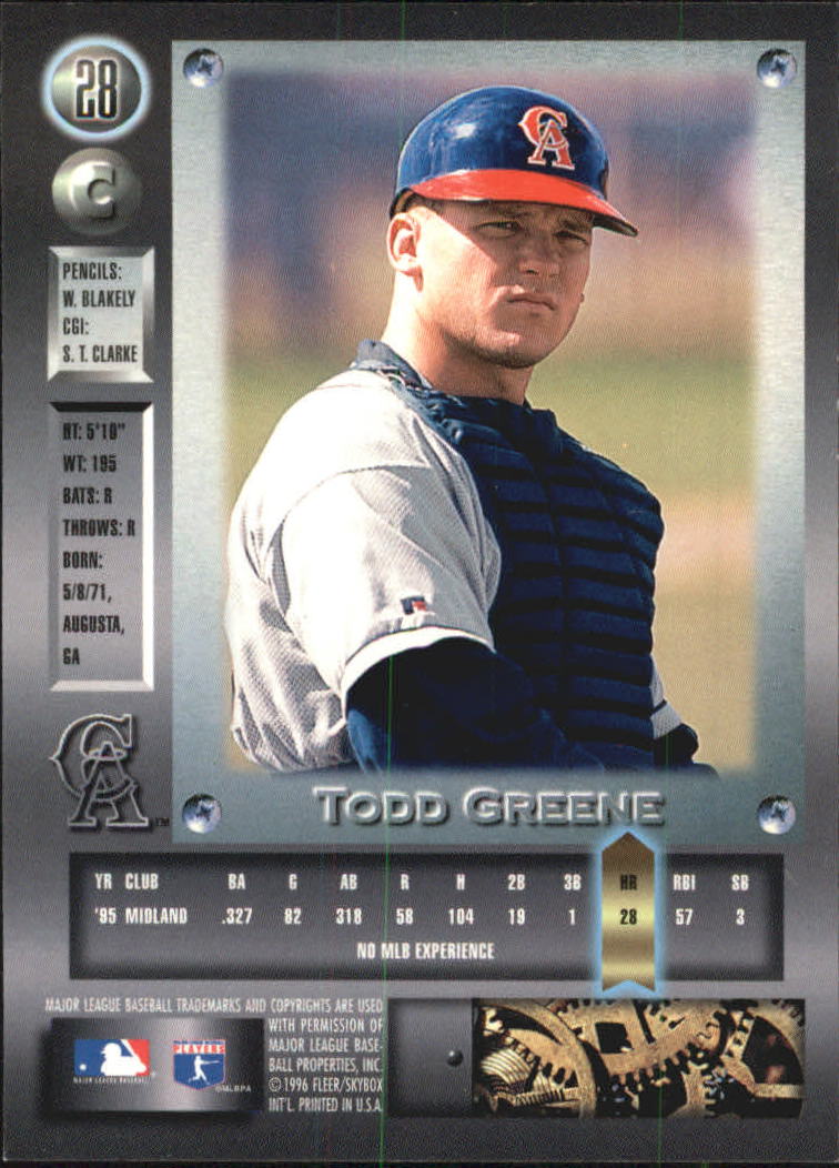1996 Metal Universe Baseball "Platinum" Parallel Cards - Picture 7 of 95