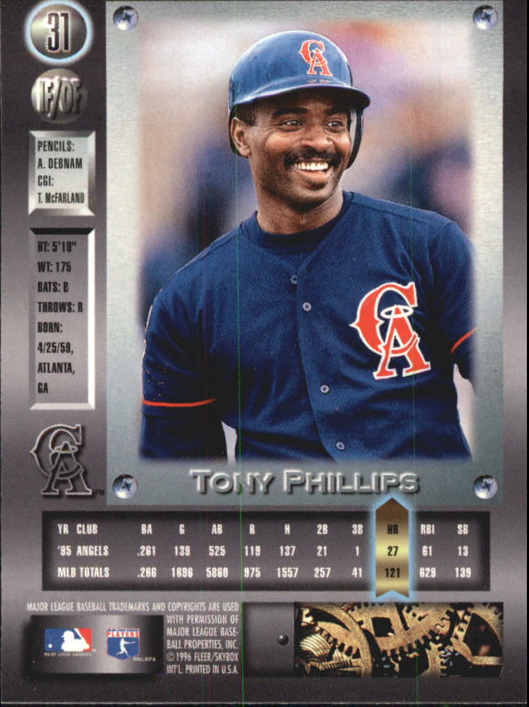 1996 Metal Universe Baseball "Platinum" Parallel Cards - Picture 13 of 95
