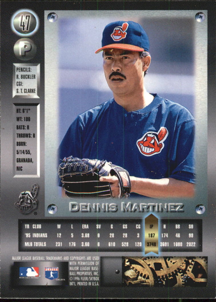 1996 Metal Universe Baseball "Platinum" Parallel Cards - Picture 25 of 95