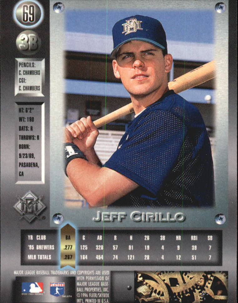 1996 Metal Universe Baseball "Platinum" Parallel Cards - Picture 39 of 95