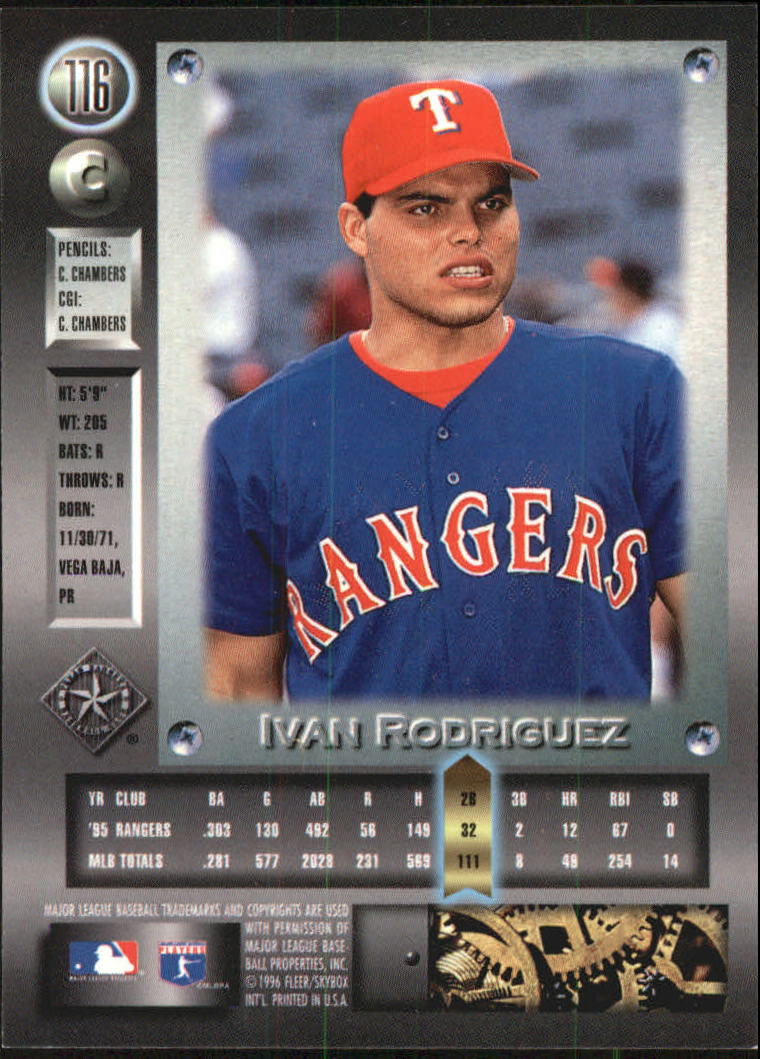 1996 Metal Universe Baseball "Platinum" Parallel Cards - Picture 53 of 95