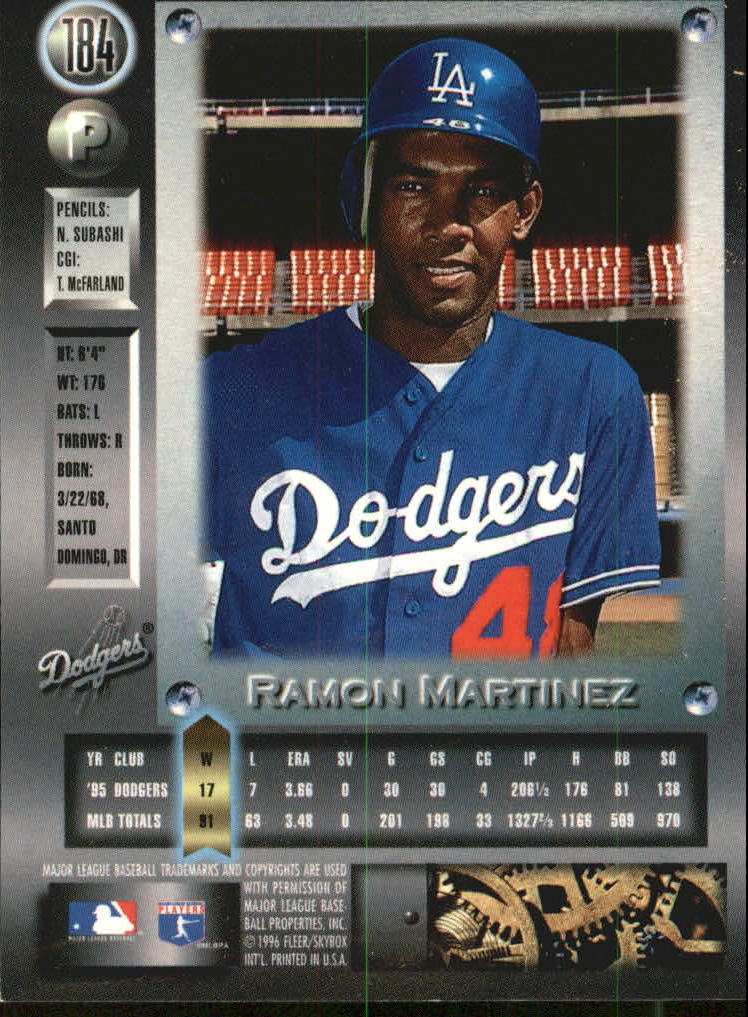 1996 Metal Universe Baseball "Platinum" Parallel Cards - Picture 77 of 95
