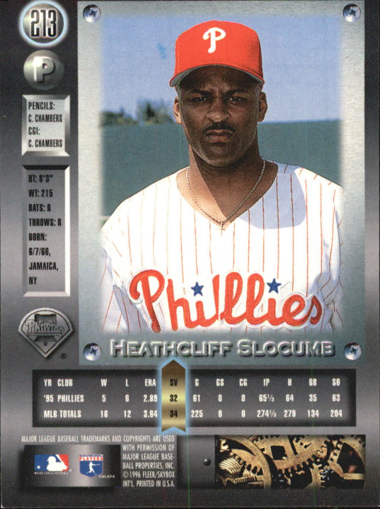1996 Metal Universe Baseball "Platinum" Parallel Cards - Picture 83 of 95