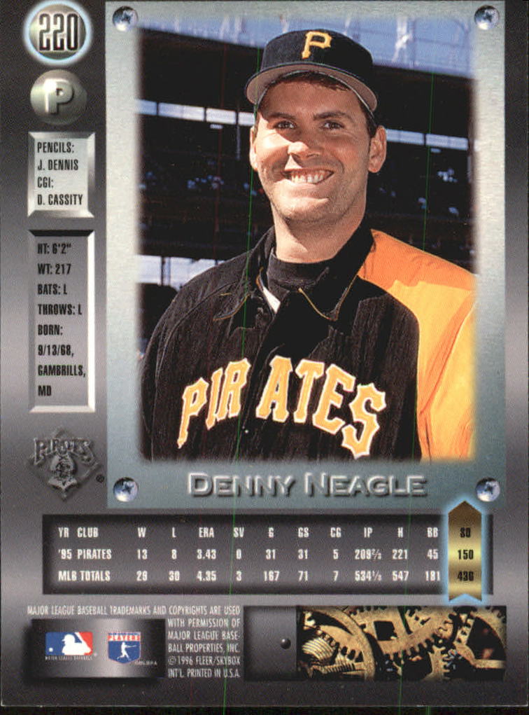 1996 Metal Universe Baseball "Platinum" Parallel Cards - Picture 85 of 95
