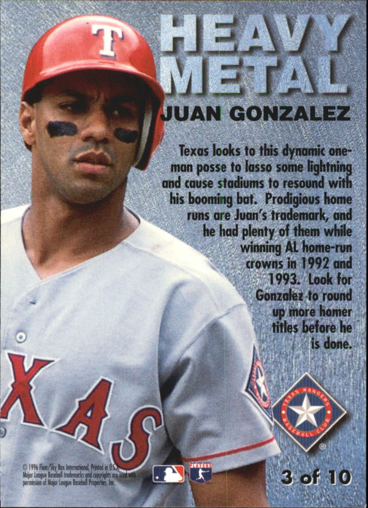 1996 Metal Universe Baseball "Insert" Cards - Picture 7 of 59