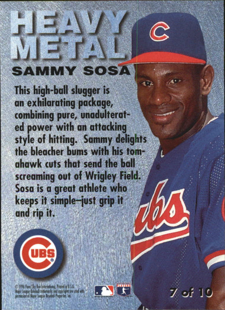 1996 Metal Universe Baseball "Insert" Cards - Picture 15 of 59