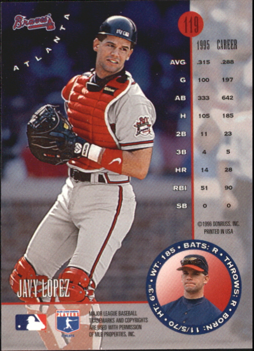 1996 Leaf Baseball "Press Proofs" Parallel Cards - Bild 29 von 41