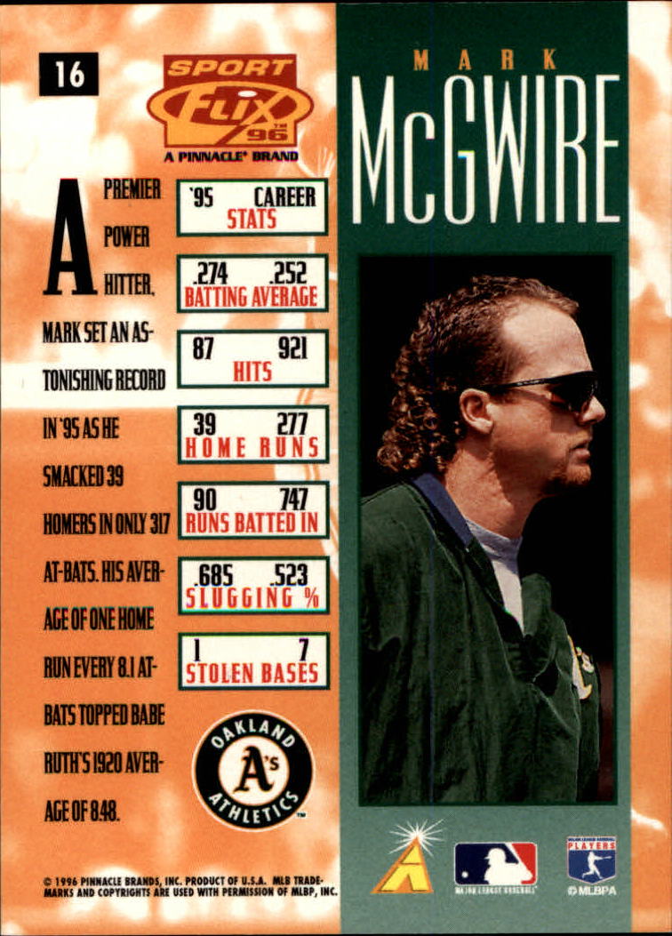 1996 Sportflix Baseball Card Pick - Picture 33 of 278