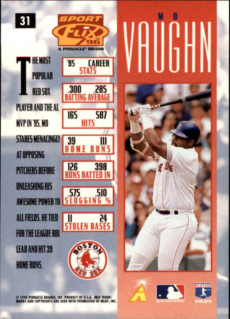 1996 Sportflix Baseball Card Pick - Picture 61 of 278