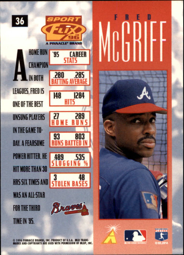 1996 Sportflix Baseball Card Pick - Picture 71 of 278