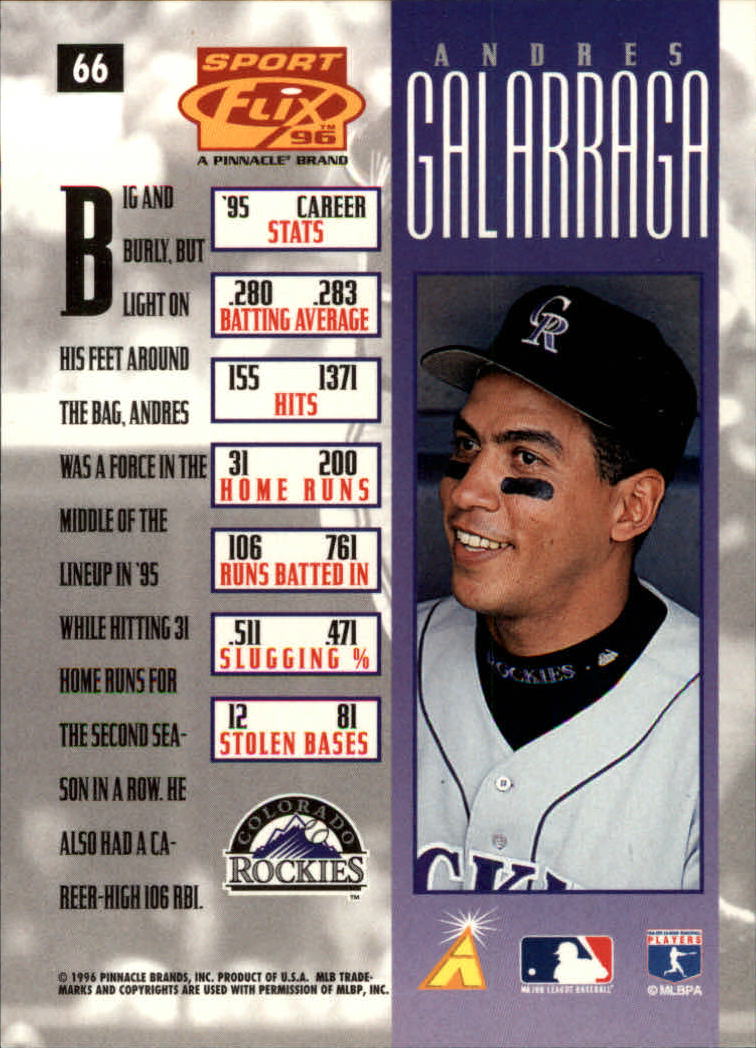 1996 Sportflix Baseball Card Pick - Picture 128 of 278