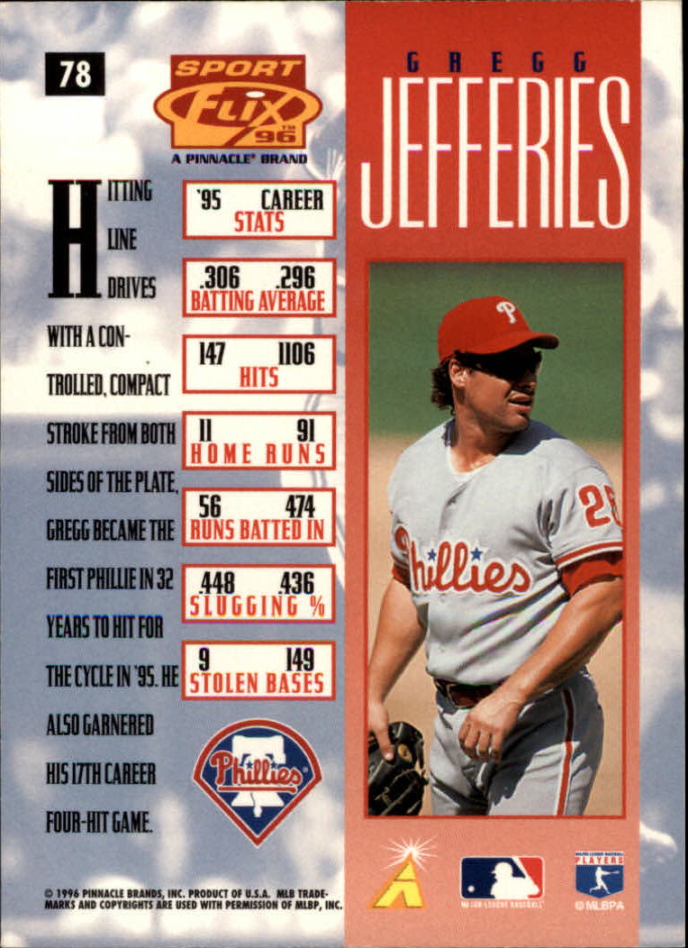 1996 Sportflix Baseball Card Pick - Picture 152 of 278