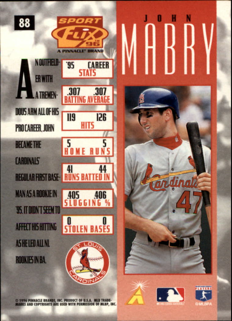 1996 Sportflix Baseball Card Pick - Picture 172 of 278