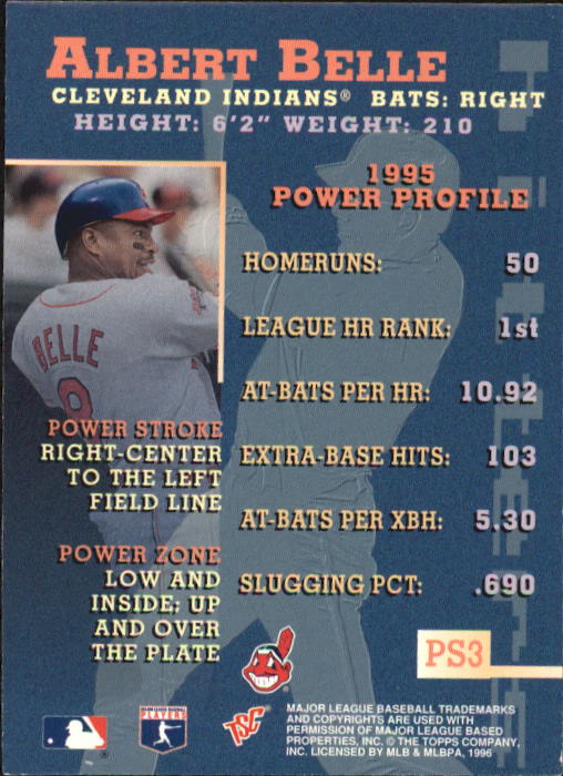 1996 Stadium Club Baseball Part 3 Insert and Parallel Cards - Picture 67 of 81