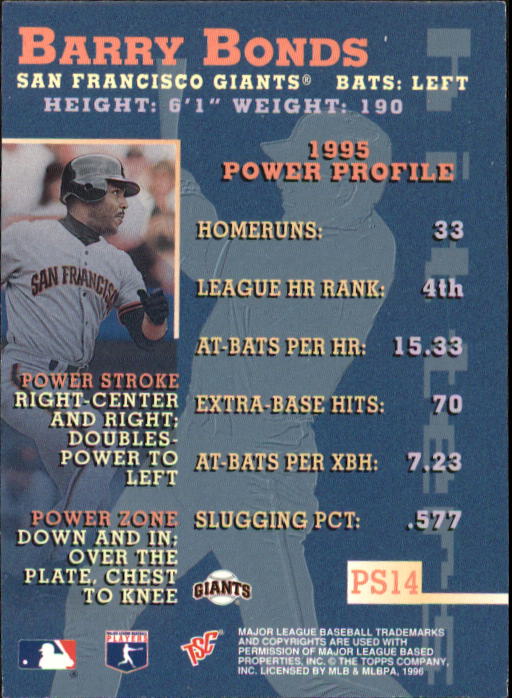 1996 Stadium Club Baseball Part 3 Insert and Parallel Cards - Picture 69 of 81