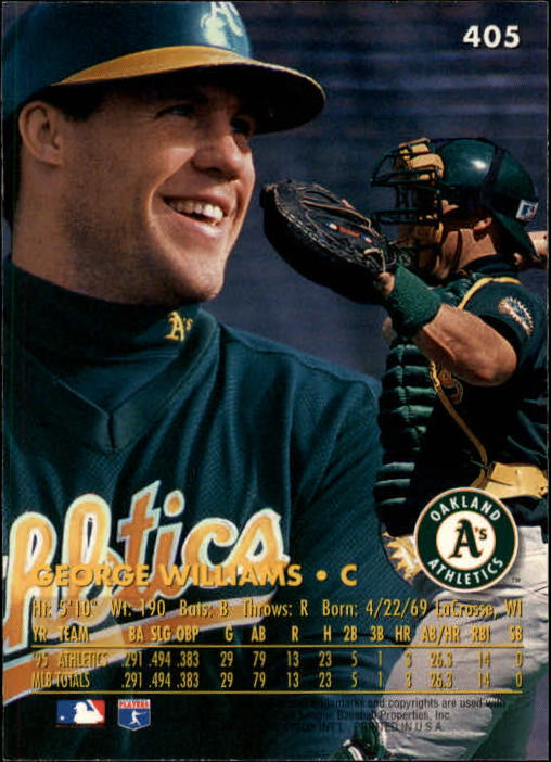 1996 Ultra (Fleer) Baseball "Main Set" Cards #401 to #600 - Picture 9 of 389