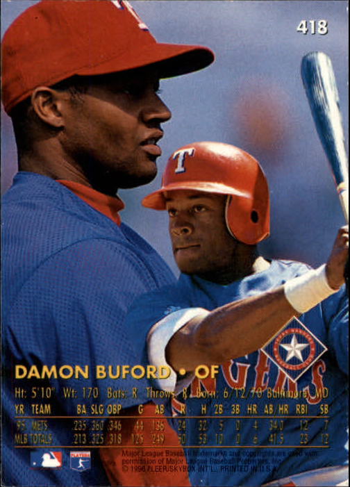 1996 Ultra (Fleer) Baseball "Main Set" Cards #401 to #600 - Picture 35 of 389