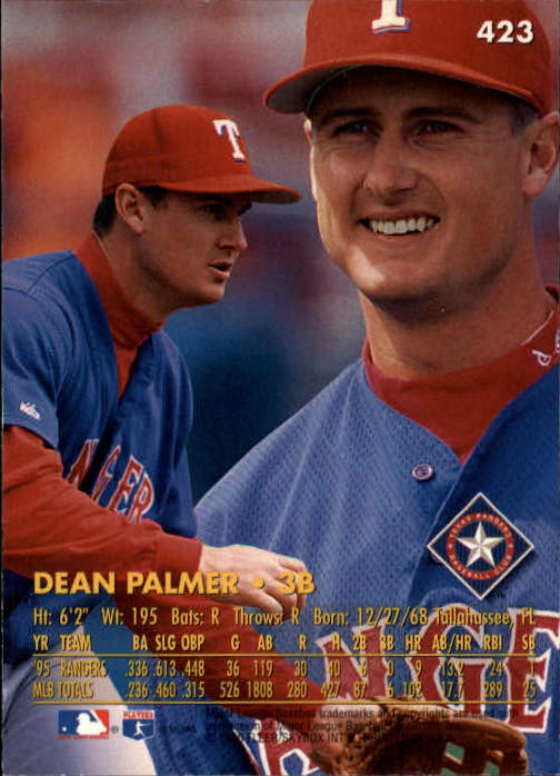 1996 Ultra (Fleer) Baseball "Main Set" Cards #401 to #600 - Picture 45 of 389